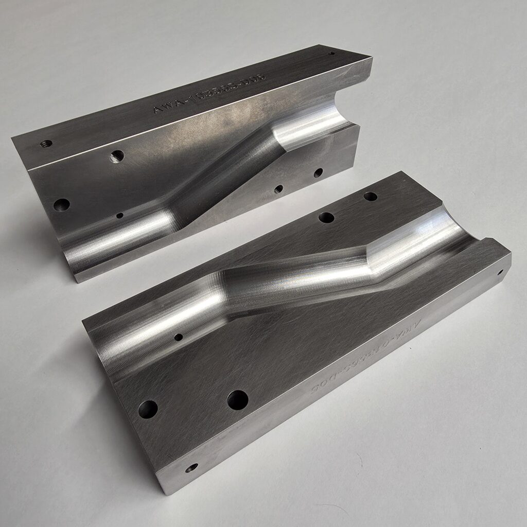 A2 CNC machined part